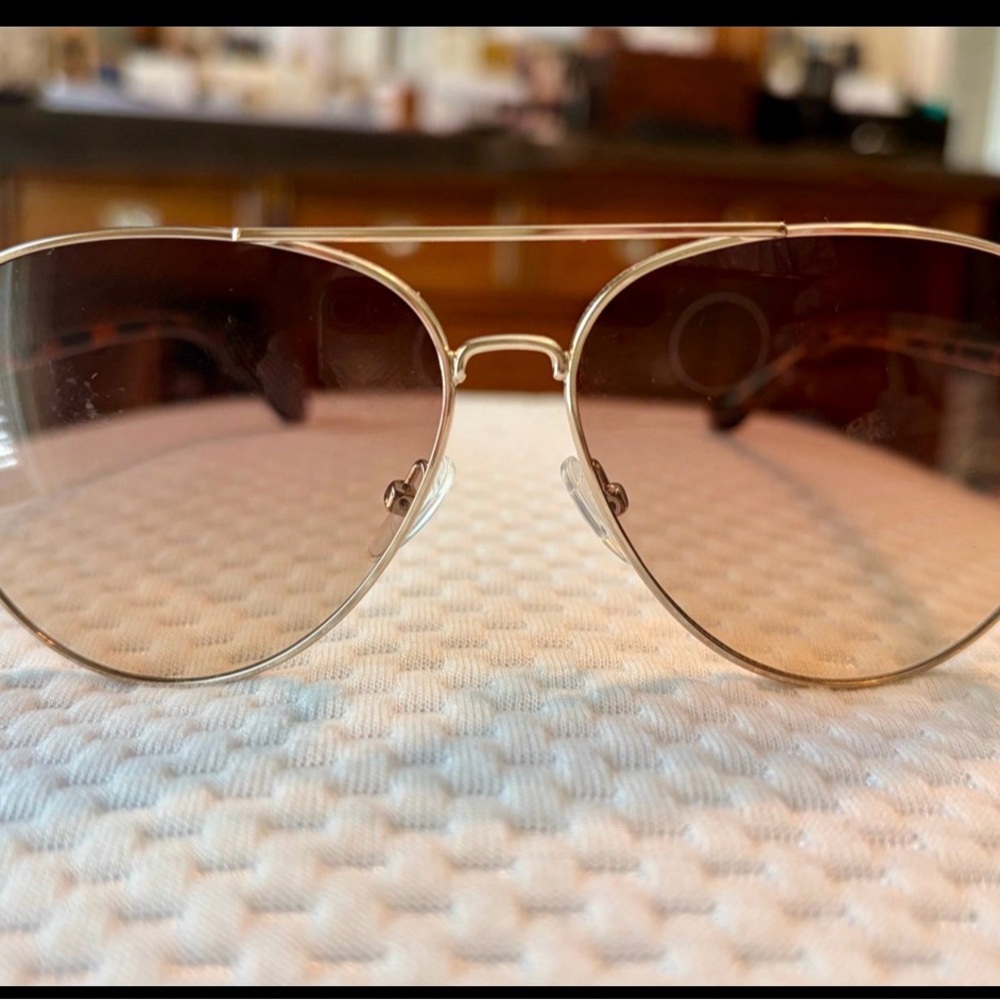 Calvin Klein CK19314S 717 Aviator Pilot Sunglasses Gold Brown Tortoise 60-14-140